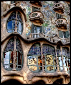 Casa Batlló, a Gaudi building in Barcelona