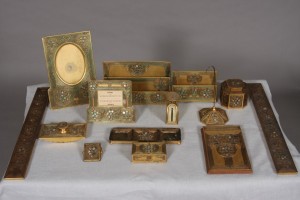Tiffany Desk Set Items Sell Very Well At Stefek S Auction Philip