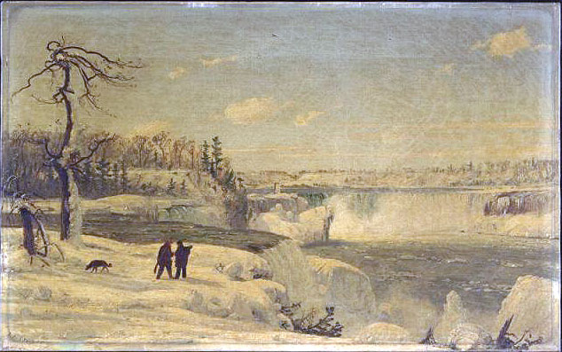 Image result for Jasper Francis Cropsey - Autumn in America and Prospect Point Niagara Falls in Winter