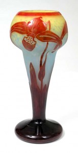 Le Verre Francais Orchidées vase