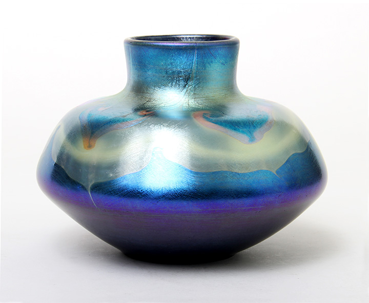 One of four killer Tiffany Favrile vases we'll have at the show, fresh from a private collection