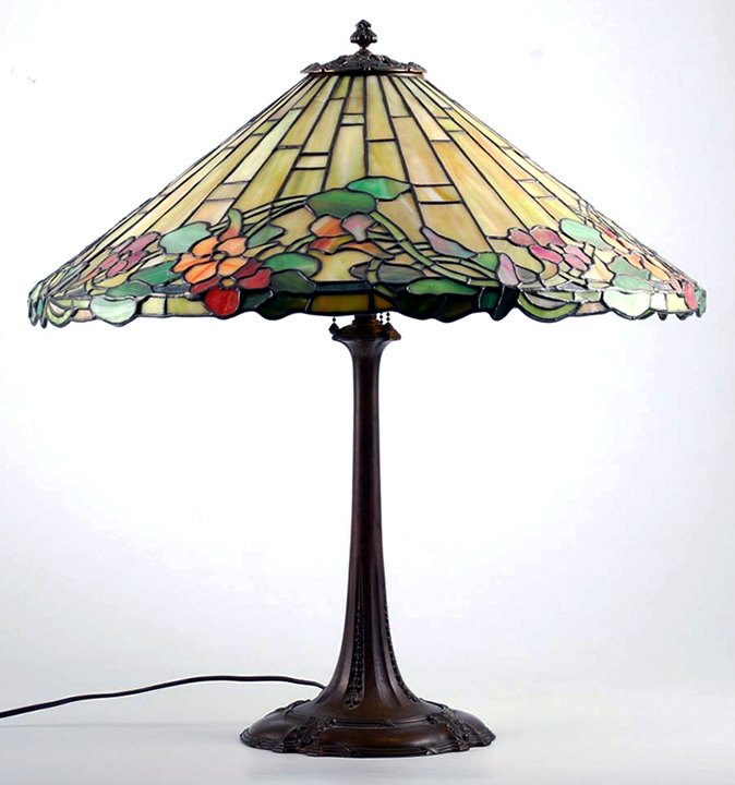 Duffner & Kimberly table lamp, McInnis lot #599