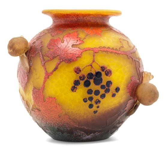 Fake Daum vase, Hindman lot #15