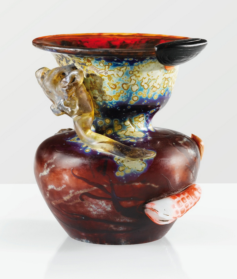 Gallé undersea vase,  Sotheby's lot #5