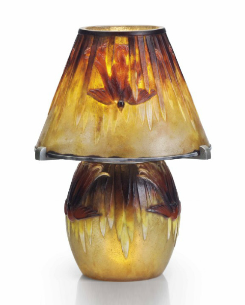 Argy-Rousseu Bird of Paradise table lamp, Christie's lot #69
