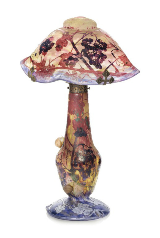 Daum Snail lamp, Christie's lot #52