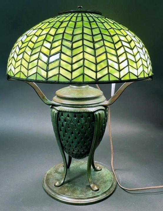 Milestone Auctions vendió lámparas Tiffany en su subasta del 7 de agosto de 2021
